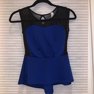 Peplum Top -Like New!💙